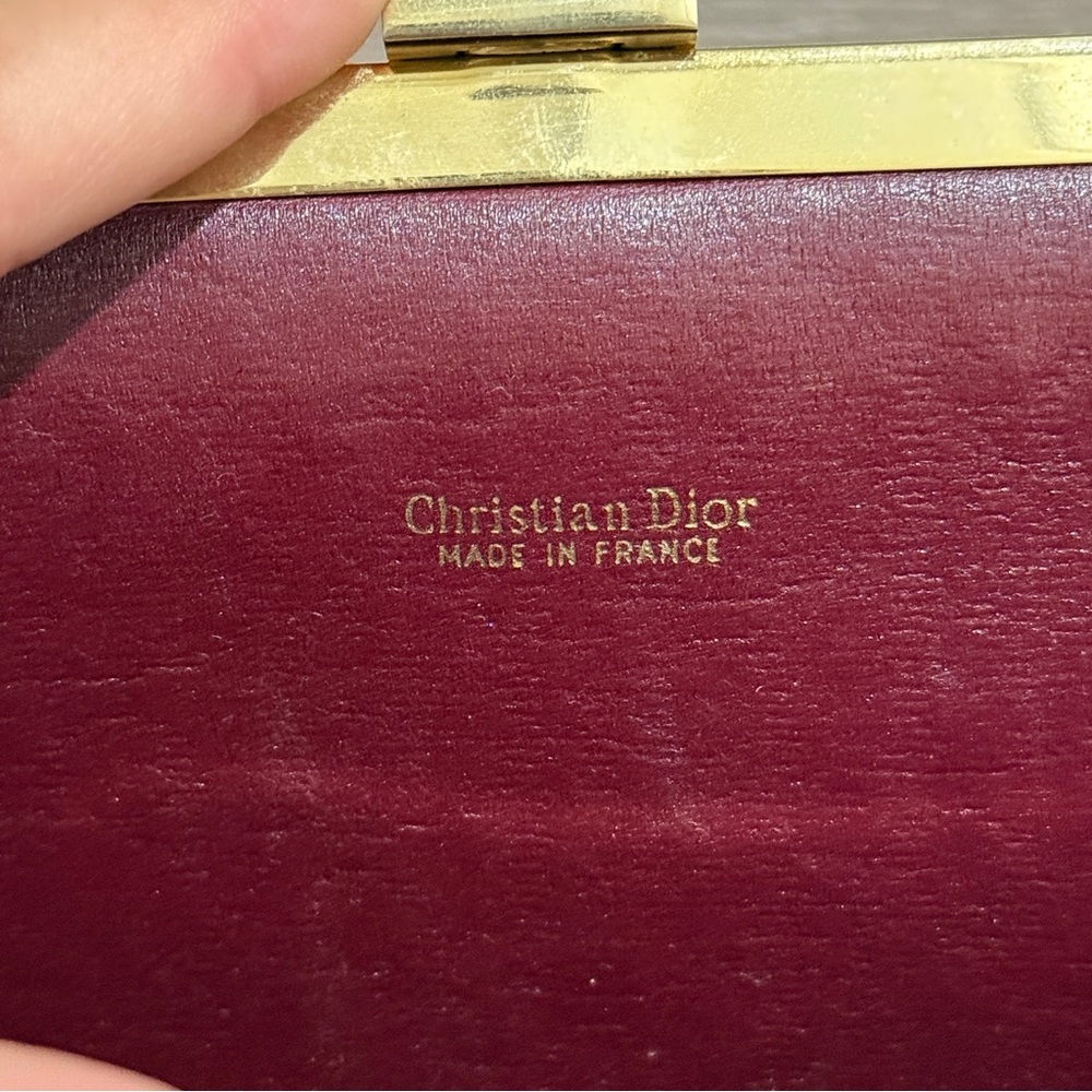Dior Vintage Trotter Kisslock Clutch - Picture 6 of 6